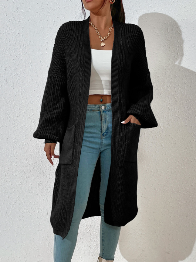 🔥10-PACK ONLY $24.77🔥Womens Long Cardigan Sweaters Open Front Oversized Duster with Pocket for Women 2025 Fall Winter Knit Design Coats