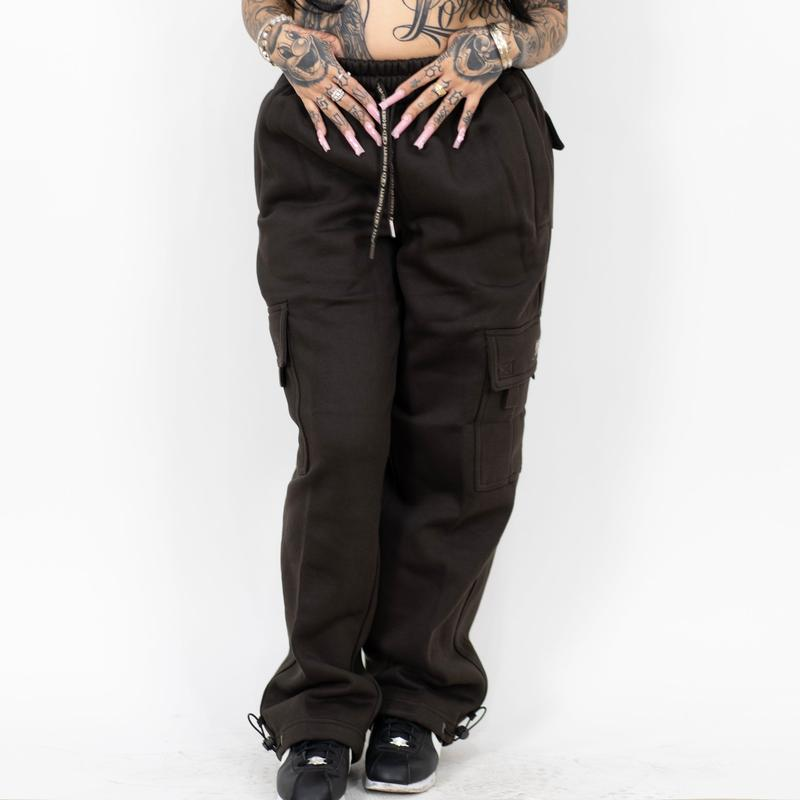🔥9-Pack Only $29.97🔥PRO CLUB Cargo Pants 6 Pockets Casual Fleece Pants 