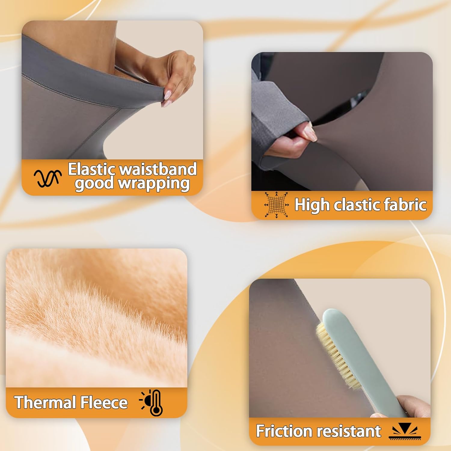 Fleece Lined Tights Sheer Women - Fake Translucent Warm Pantyhose Leggings Sheer Thick Tights for Winter