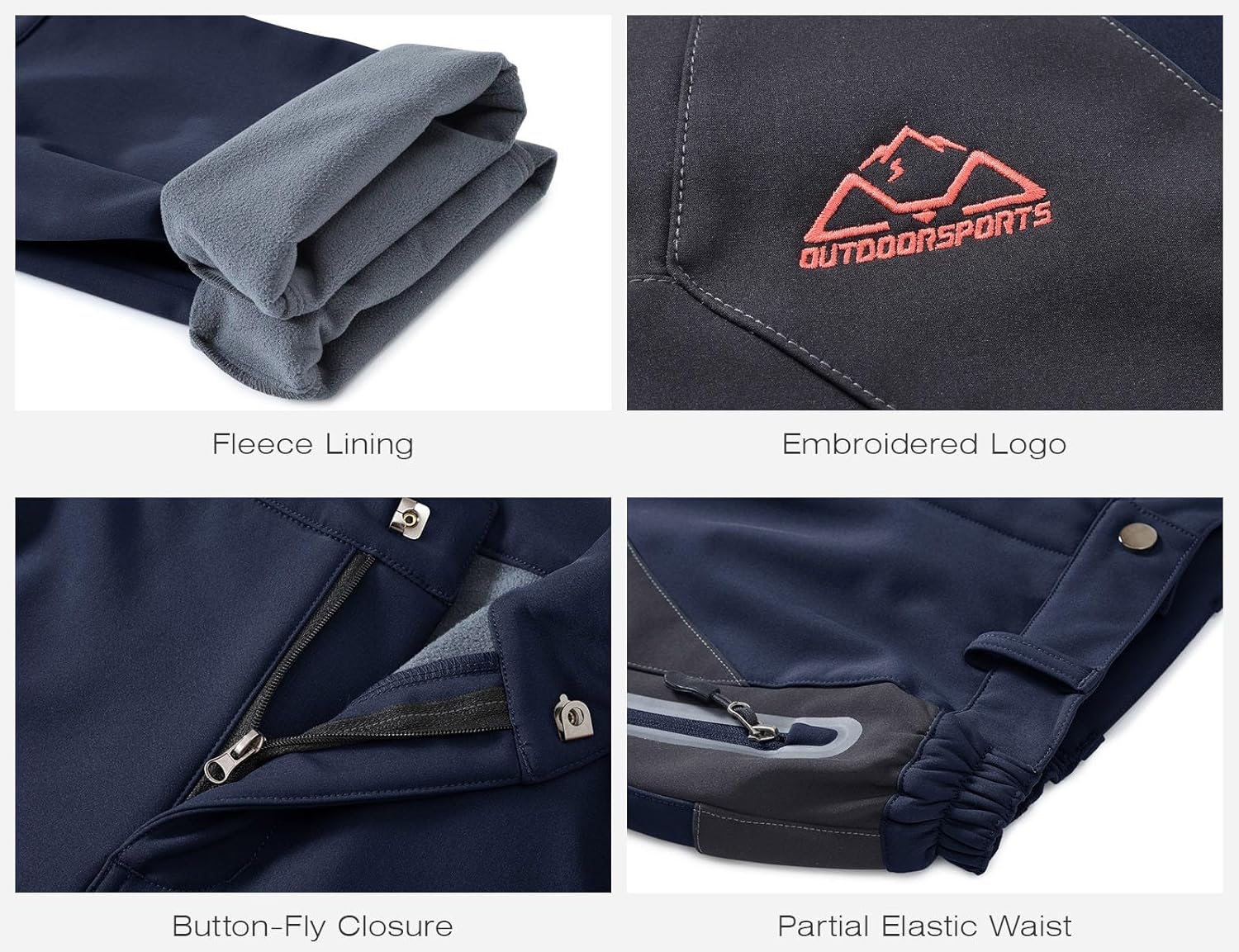 🔥7 Packs ONLY $24.77🔥Women's Snow Pants Waterproof Insulated Fleece Thermal Ski Hiking Snowboard Pants