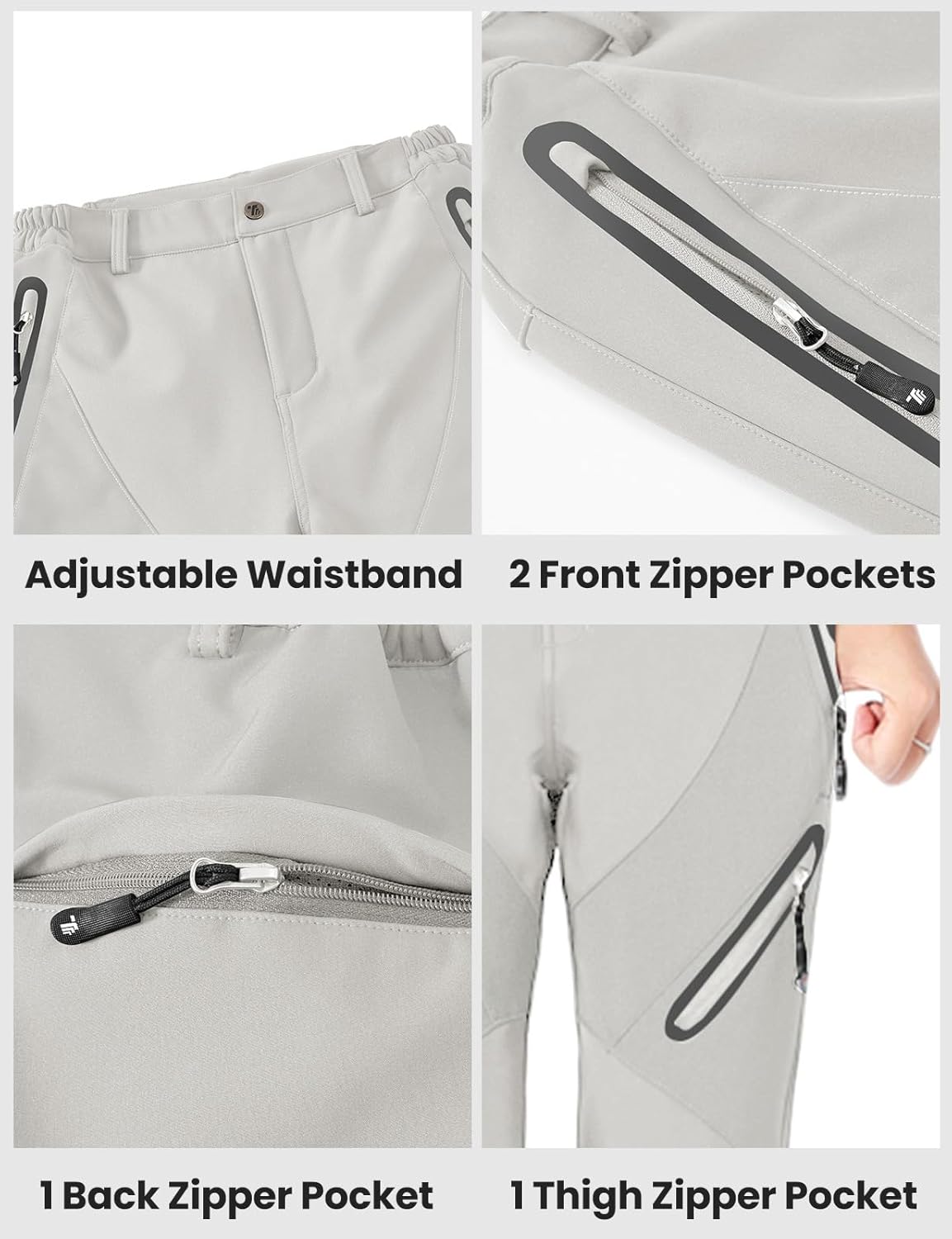 🔥7 Packs ONLY $24.77🔥Women's Snow Pants Waterproof Insulated Fleece Thermal Ski Hiking Snowboard Pants