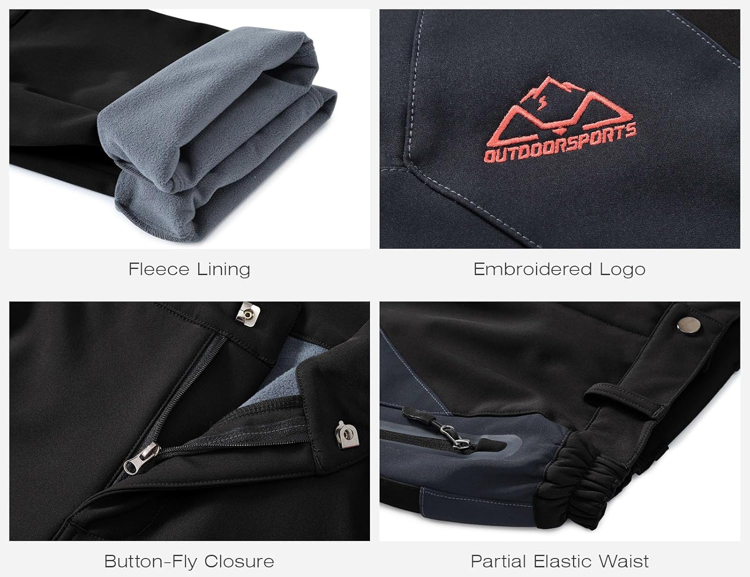 🔥7 Packs ONLY $24.77🔥Women's Snow Pants Waterproof Insulated Fleece Thermal Ski Hiking Snowboard Pants