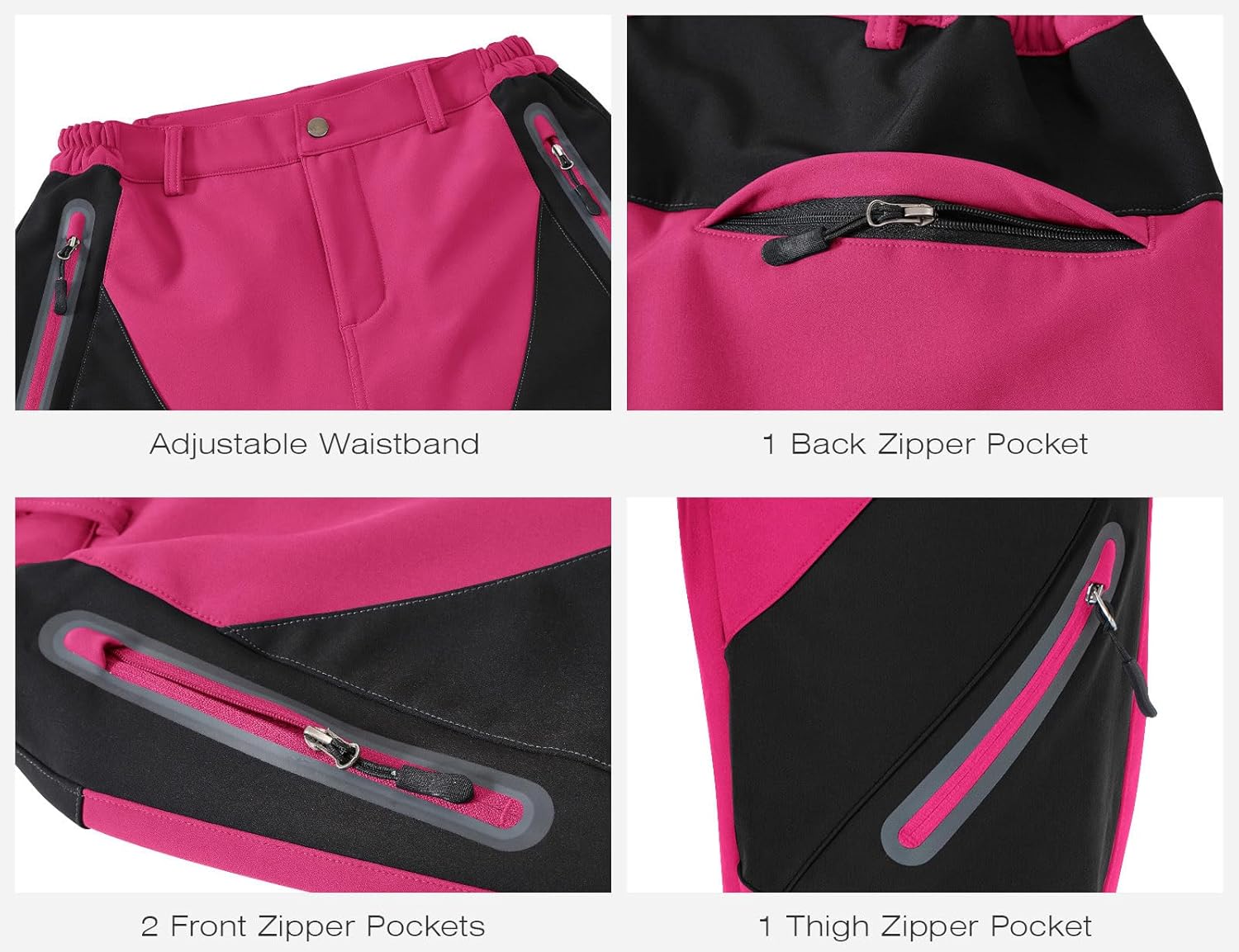 🔥7 Packs ONLY $24.77🔥Women's Snow Pants Waterproof Insulated Fleece Thermal Ski Hiking Snowboard Pants