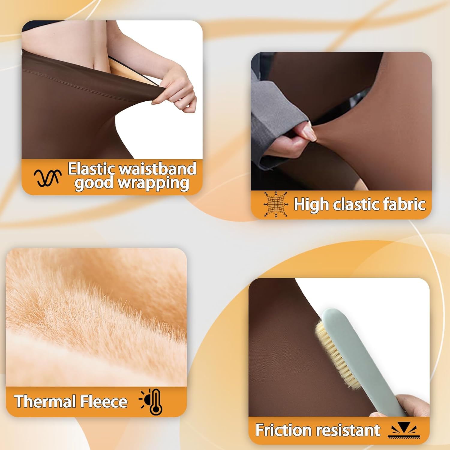 Fleece Lined Tights Sheer Women - Fake Translucent Warm Pantyhose Leggings Sheer Thick Tights for Winter