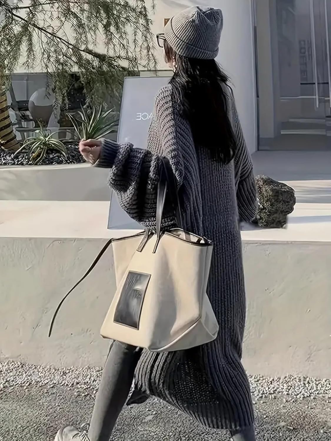 🔥9-PACK ONLY $29.98🔥Womens Long Cardigan Sweaters Open Front Oversized Duster with Pocket for Women 2025 Fall Winter Knit Design Coats