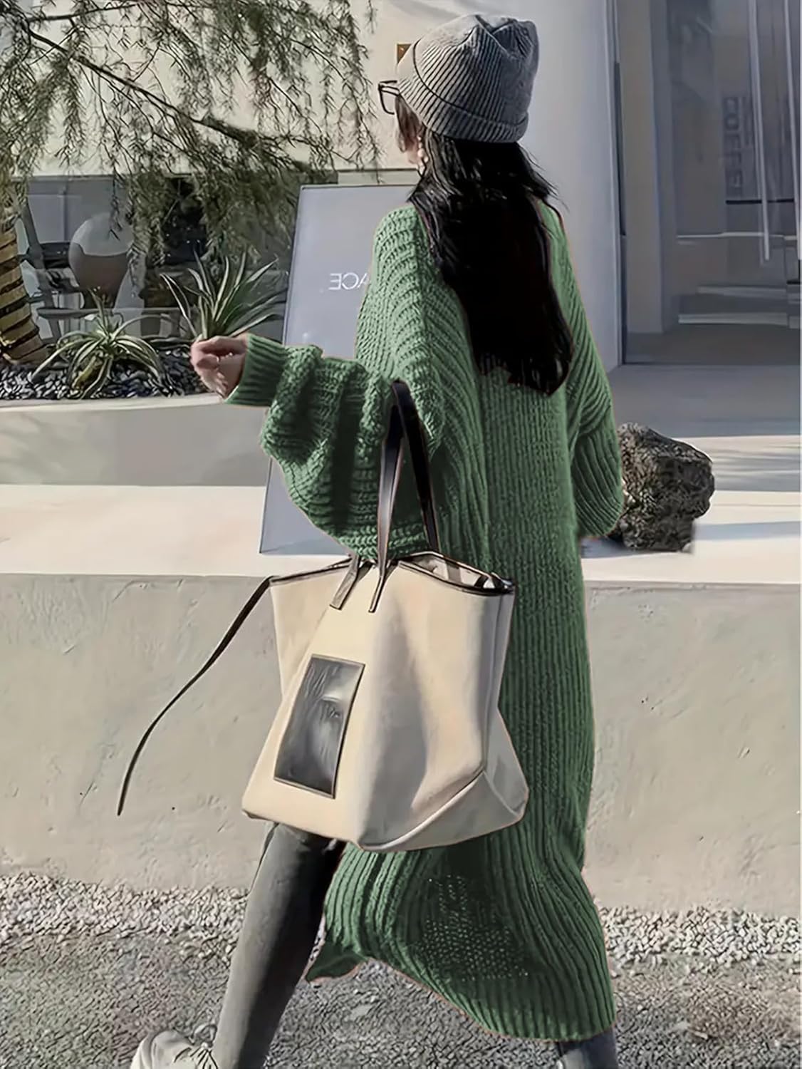 🔥9-PACK ONLY $29.98🔥Womens Long Cardigan Sweaters Open Front Oversized Duster with Pocket for Women 2025 Fall Winter Knit Design Coats