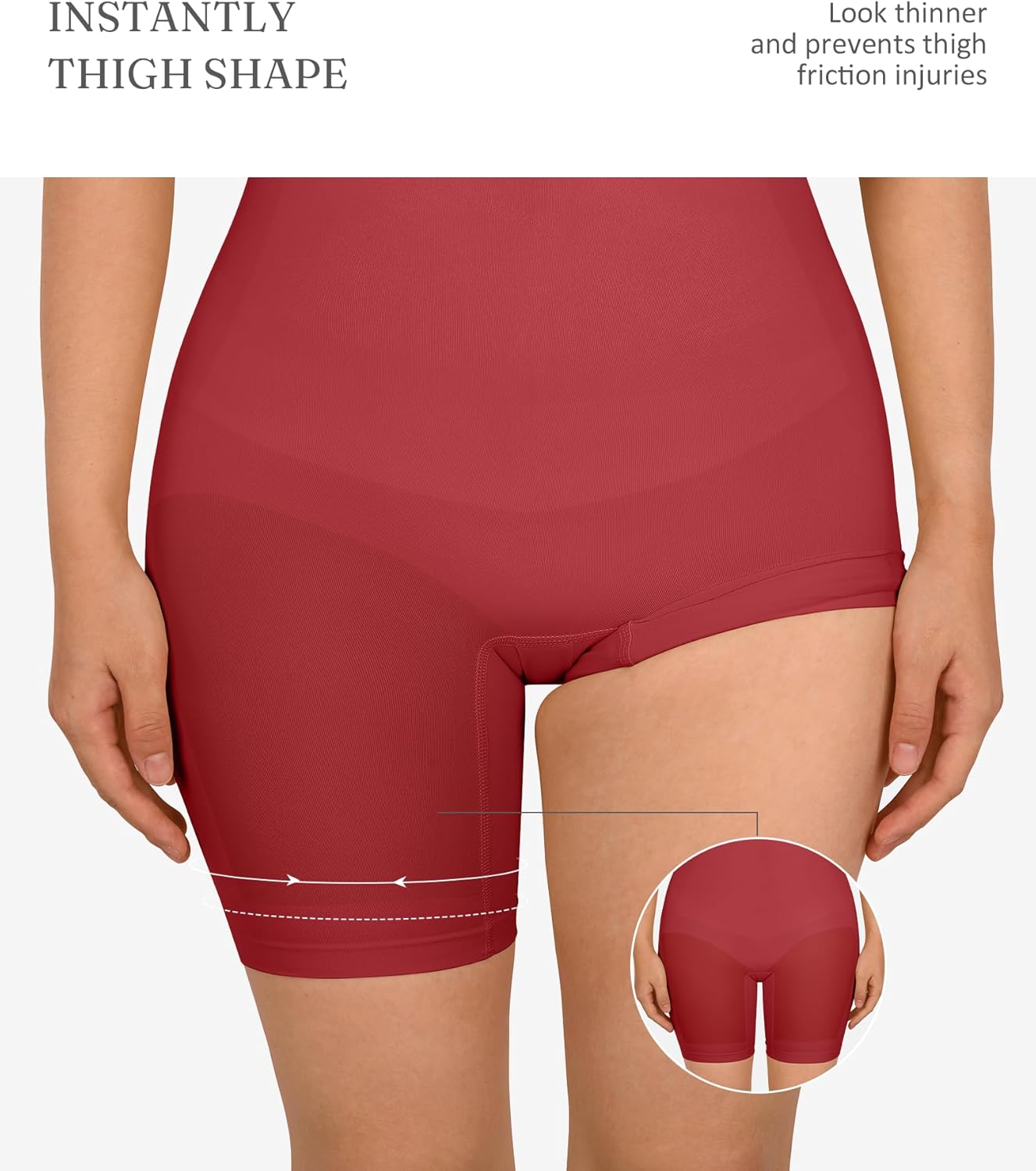 FeelinGirl Shapewear Bodysuit Tummy Control Seamless Sculpting Hip Enhancer Body Shaper for Women