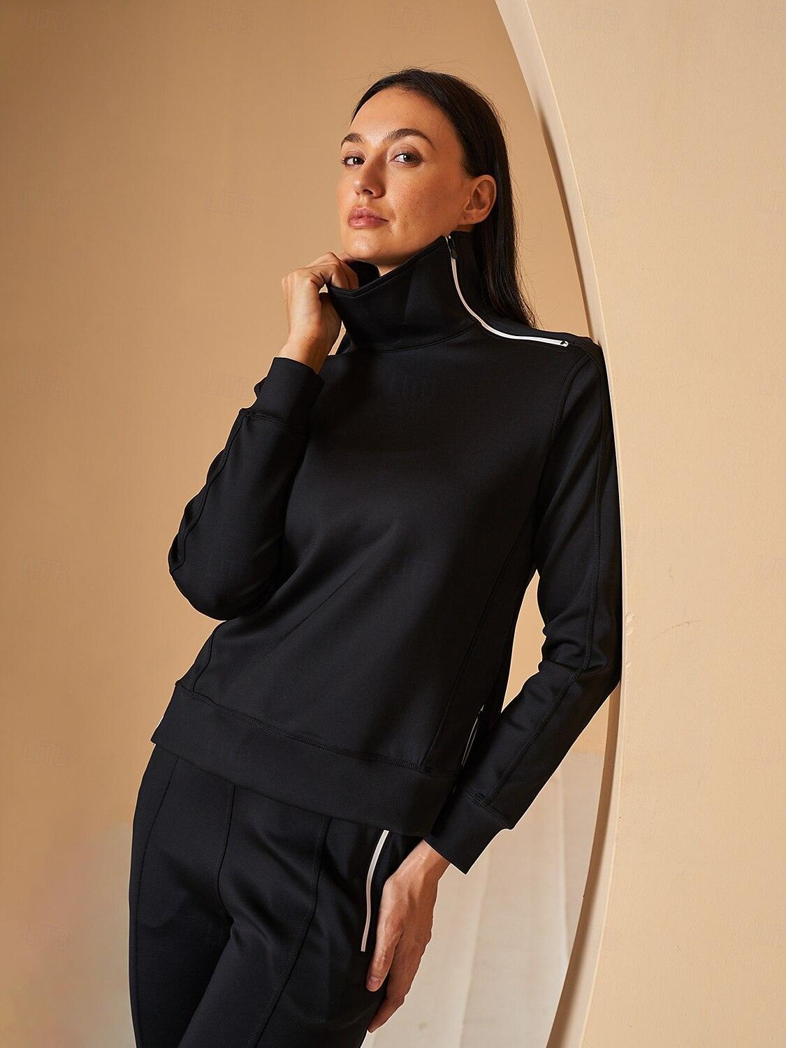 🔥8-PACK ONLY $25.98🔥More Than Basic Irregular Collar Golf Sweatshirt