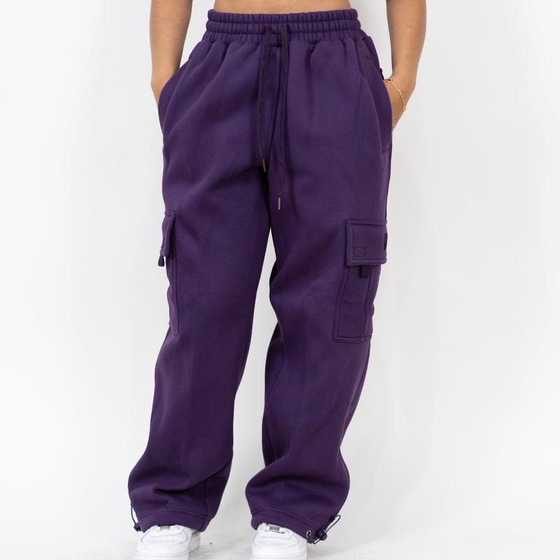 🔥9-Pack Only $29.97🔥PRO CLUB Cargo Pants 6 Pockets Casual Fleece Pants 