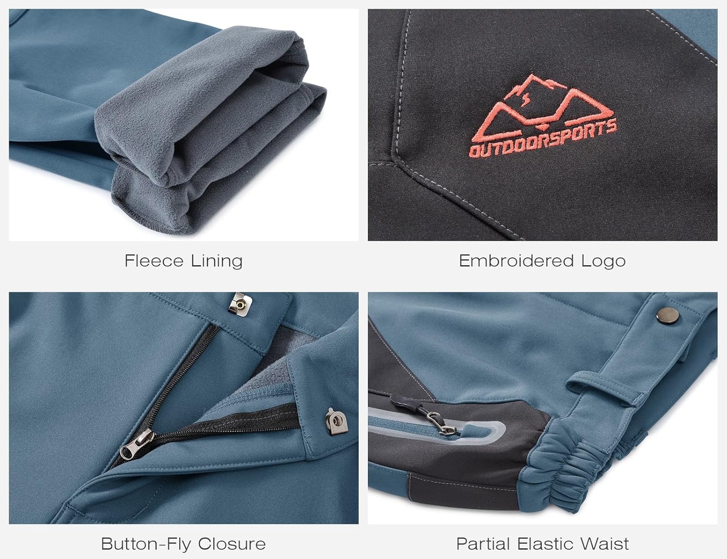 🔥7 Packs ONLY $24.77🔥Women's Snow Pants Waterproof Insulated Fleece Thermal Ski Hiking Snowboard Pants