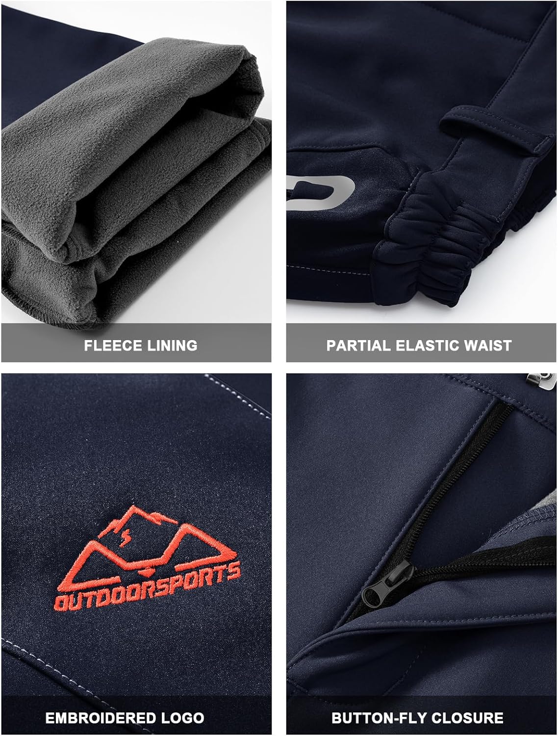 🔥7 Packs ONLY $24.77🔥Women's Snow Pants Waterproof Insulated Fleece Thermal Ski Hiking Snowboard Pants