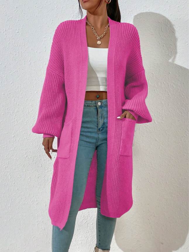 🔥10-PACK ONLY $24.77🔥Womens Long Cardigan Sweaters Open Front Oversized Duster with Pocket for Women 2025 Fall Winter Knit Design Coats