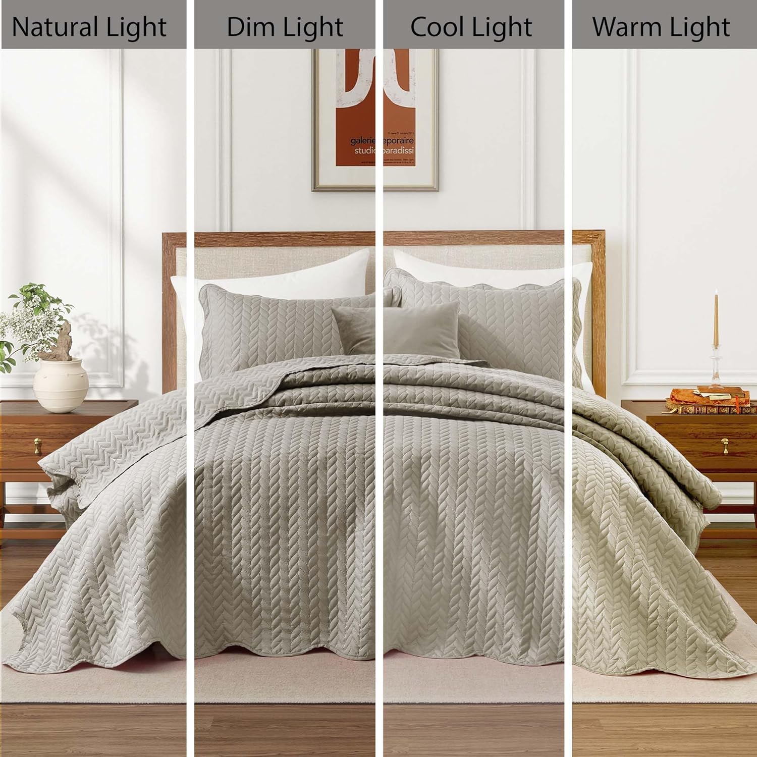 IR Imperial Rooms Twin Quilt Bedding Set Size (68” x 86”) + 1 Pillow Shams (20” x 26” + 2”) - 2 Pcs All Season Lightweight Reversible Microfiber Coverlet Floral Embossed Quilt Bedspread (Burgundy)