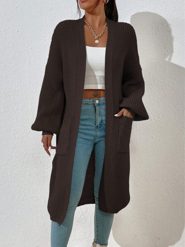 🔥10-PACK ONLY $24.77🔥Womens Long Cardigan Sweaters Open Front Oversized Duster with Pocket for Women 2025 Fall Winter Knit Design Coats