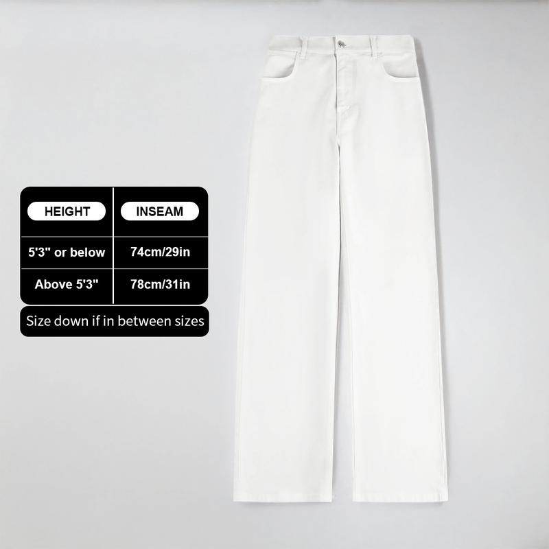 ⚡8-PACK for $26.99⚡- KatchMe Women's Minimalist High Waist Denim Stretch Wide Leg Jeans