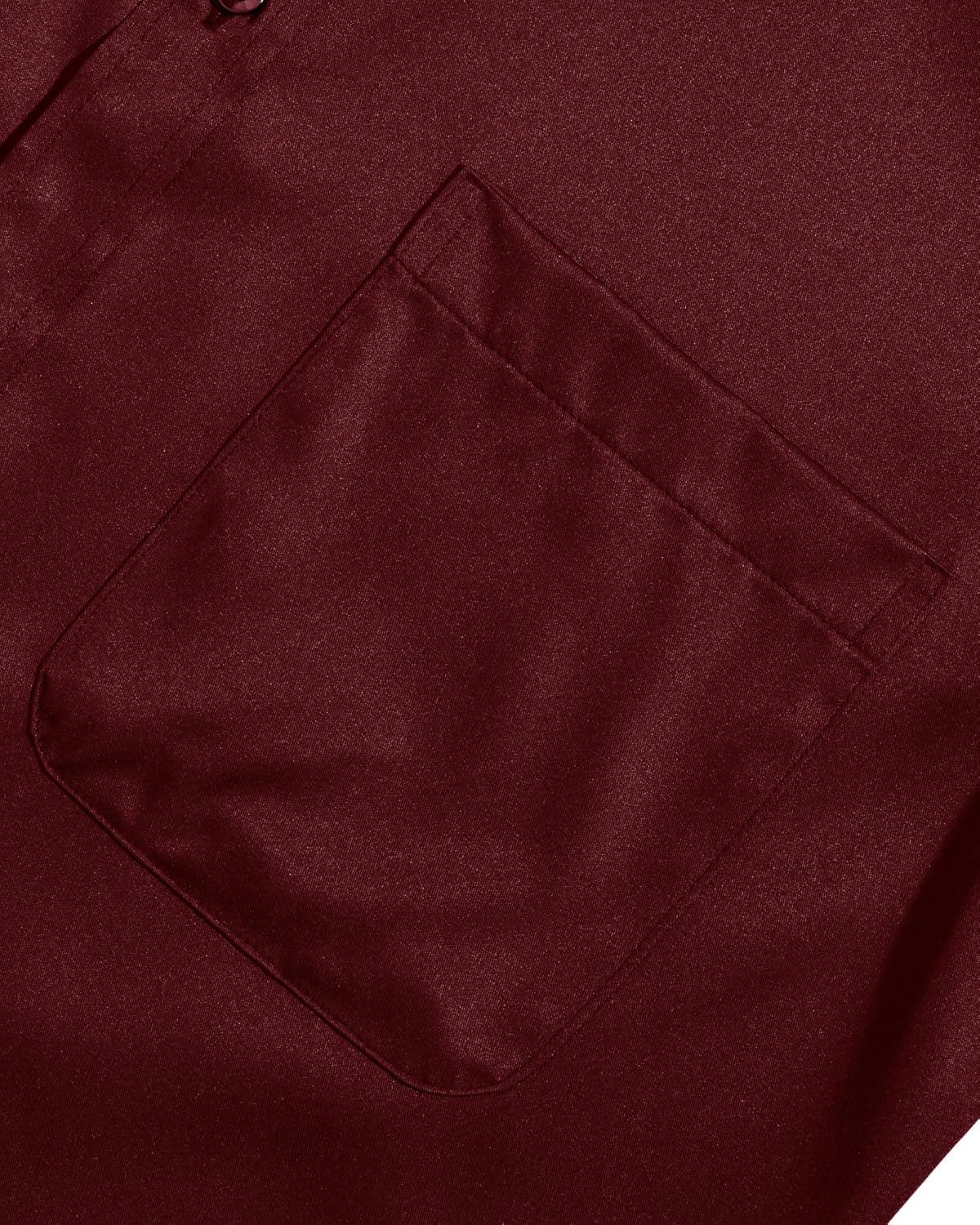 Alimens & Gentle Men's Dress Shirts Long Sleeve Wrinkle-Free Stretch Shirts Solid Formal Button Down Shirt with Pocket