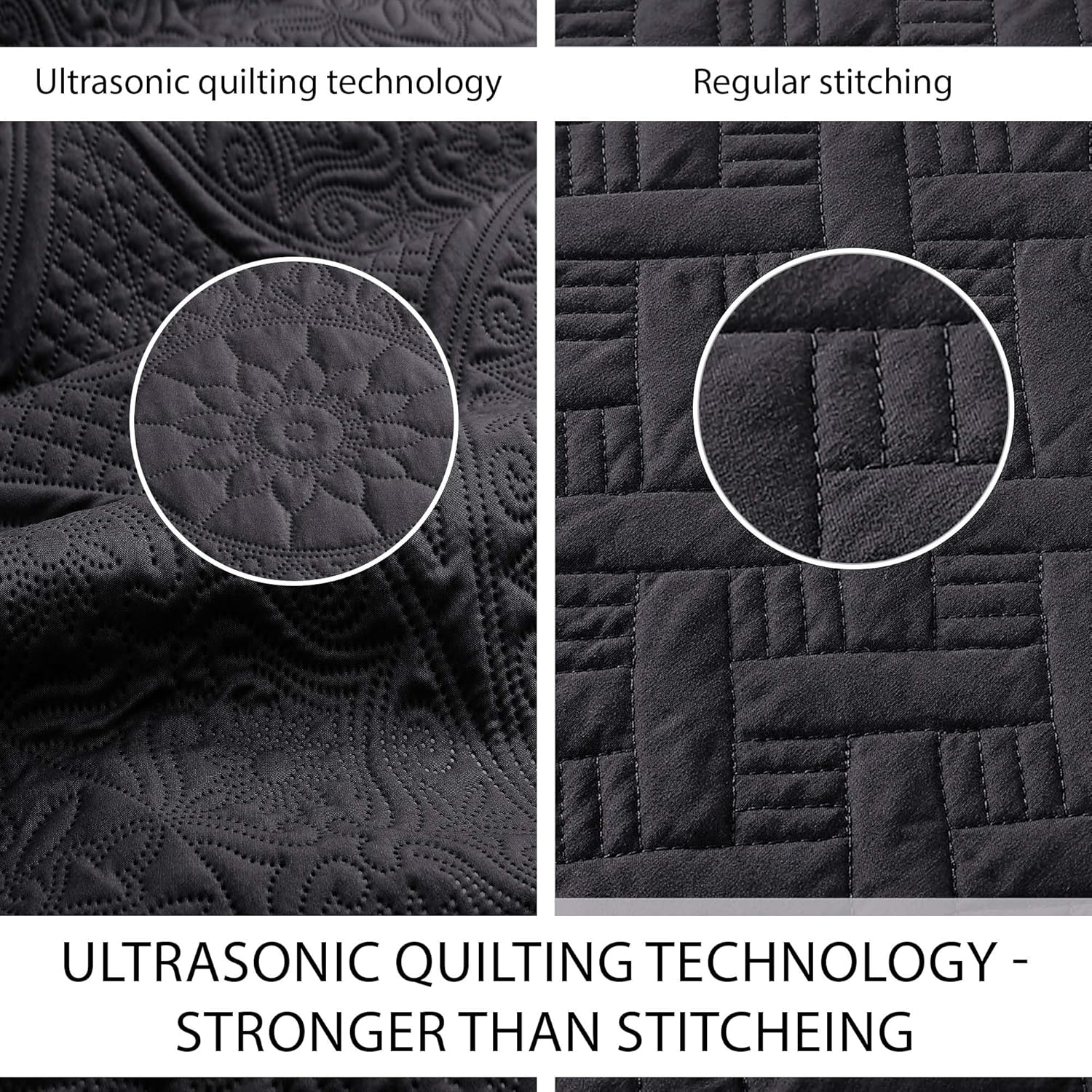 IR Imperial Rooms Twin Quilt Bedding Set Size (68” x 86”) + 1 Pillow Shams (20” x 26” + 2”) - 2 Pcs All Season Lightweight Reversible Microfiber Coverlet Floral Embossed Quilt Bedspread (Burgundy)