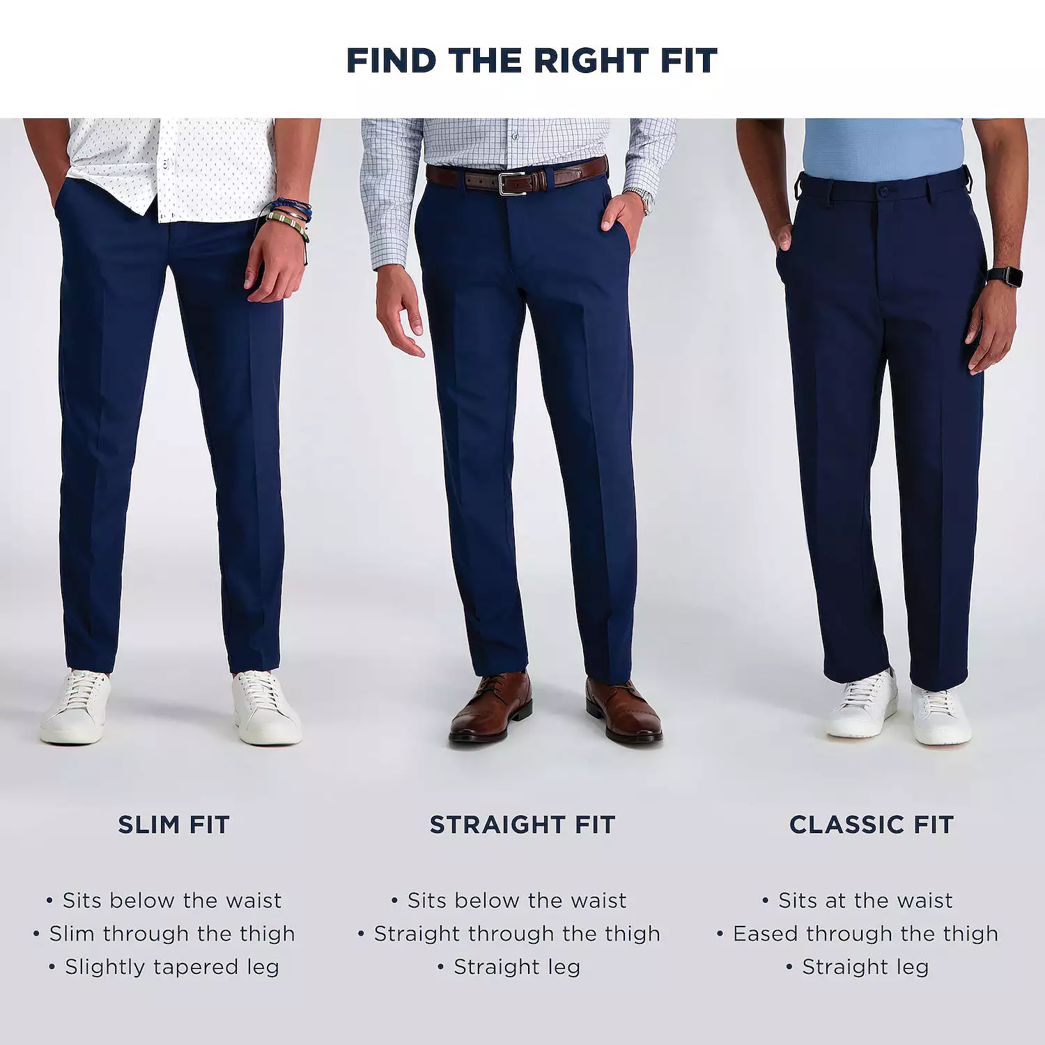 Alimens & Gentle Men's Stretch Dress Pants Expandable Waistband Flat Front Casual Pants