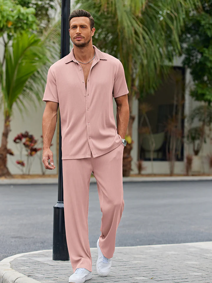 Casual Loose Fit Shirt Sets