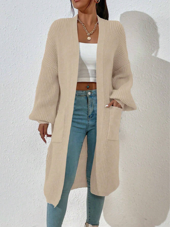 🔥10-PACK ONLY $24.77🔥Womens Long Cardigan Sweaters Open Front Oversized Duster with Pocket for Women 2025 Fall Winter Knit Design Coats