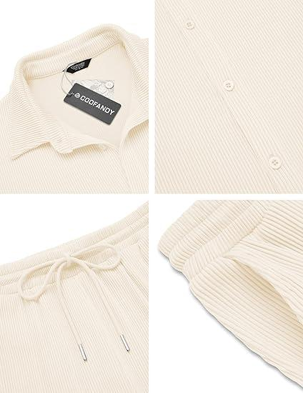 Casual Loose Fit Shirt Sets