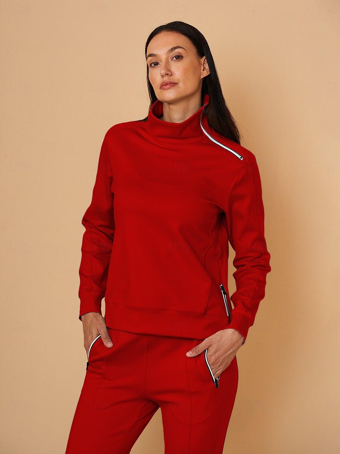 🔥8-PACK ONLY $25.98🔥More Than Basic Irregular Collar Golf Sweatshirt