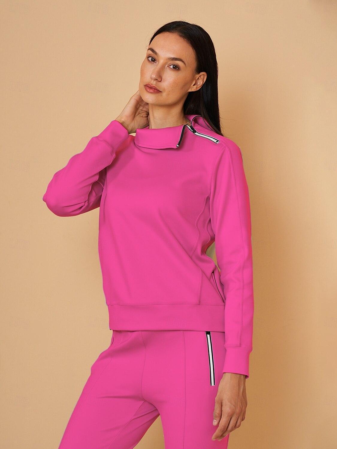 🔥8-PACK ONLY $25.98🔥More Than Basic Irregular Collar Golf Sweatshirt