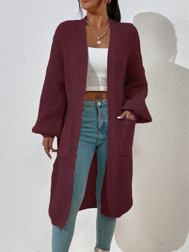 🔥10-PACK ONLY $24.77🔥Womens Long Cardigan Sweaters Open Front Oversized Duster with Pocket for Women 2025 Fall Winter Knit Design Coats