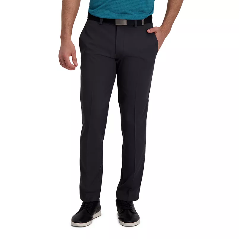 Alimens & Gentle Men's Stretch Dress Pants Expandable Waistband Flat Front Casual Pants