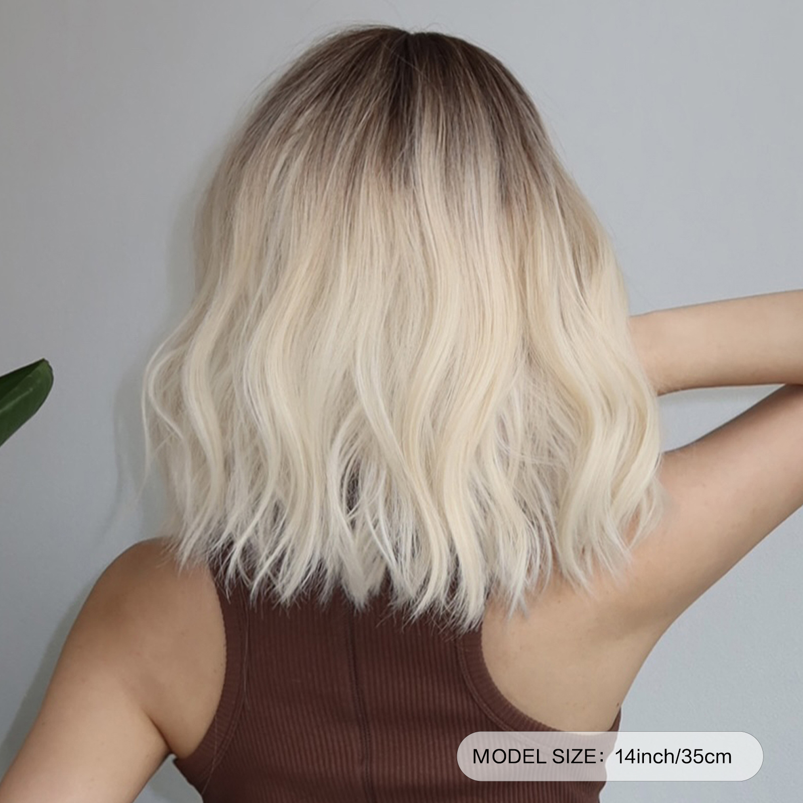 Ombre Brown Synthetic Wig