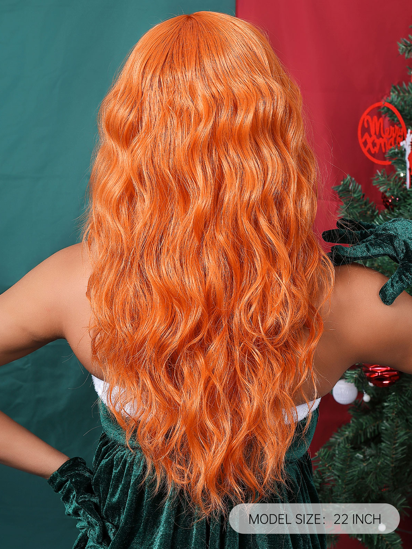 Ombre Pink Long wavy Synthetic Wig