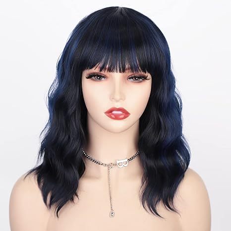 Synthetic Wavy Bob Wig 