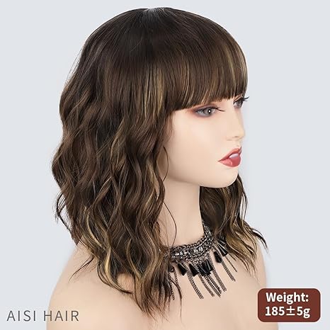 Synthetic Curly Bob Wig