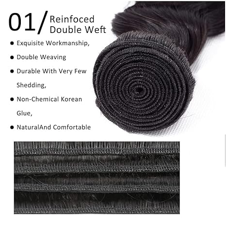 Loose Deep  Human Hair Loose Deep Wave Bundles Human Hair 18 20 22 Inch, 100% 