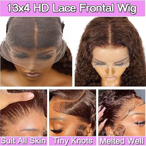 Deep Wave Wear and Go Glueless Wigs Human Hair