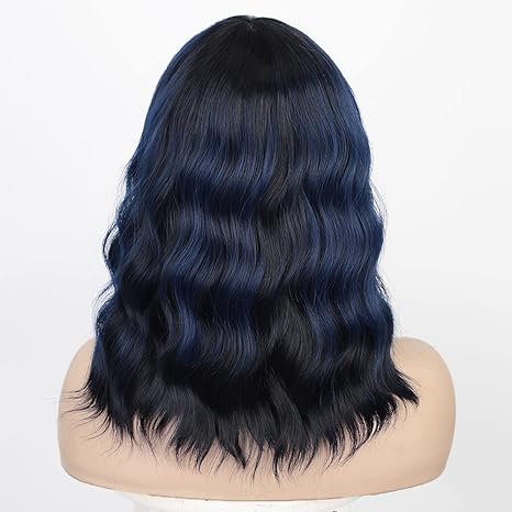 Synthetic Wavy Bob Wig 