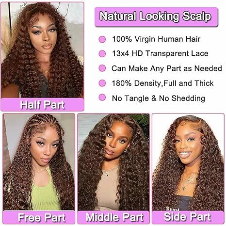 Deep Wave Wear and Go Glueless Wigs Human Hair