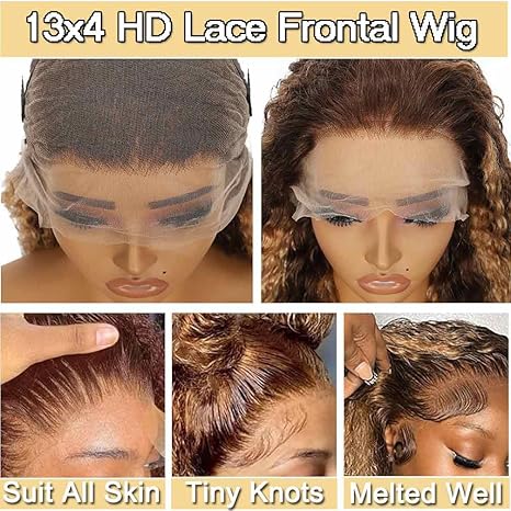 Deep Wave Wear and Go Glueless Wigs Human Hair