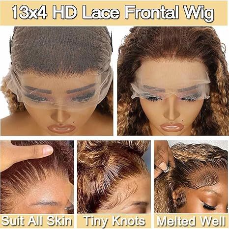 Deep Wave Wear and Go Glueless Wigs Human Hair