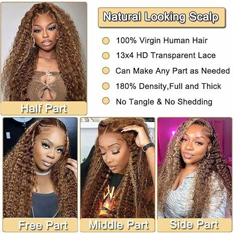 Deep Wave Wear and Go Glueless Wigs Human Hair