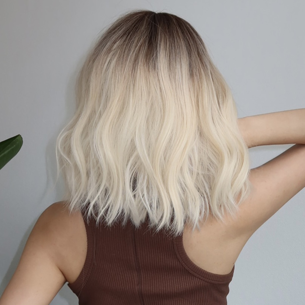 Ombre Brown Synthetic Wig