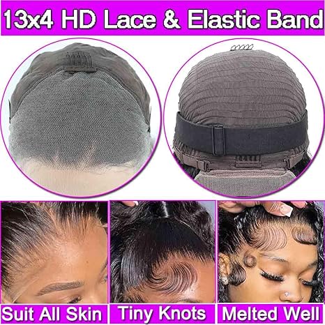 Deep Wave Wear and Go Glueless Wigs Human Hair
