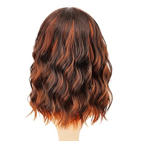 Ginger and Brown Synthetic Wig 