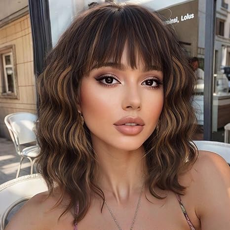 Curly Bob Synthetic Wig 