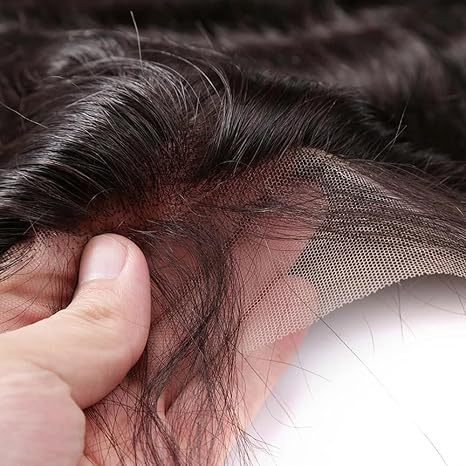 Human Hair Bundles with Closure Curly Closure 