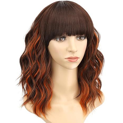 Ginger and Brown Synthetic Wig 