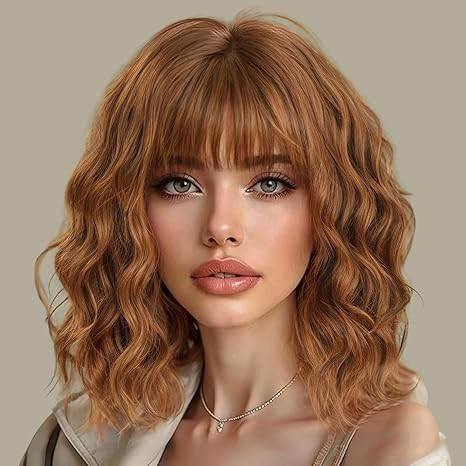 Synthetic Wavy Curly Bob Synthetic Wigs