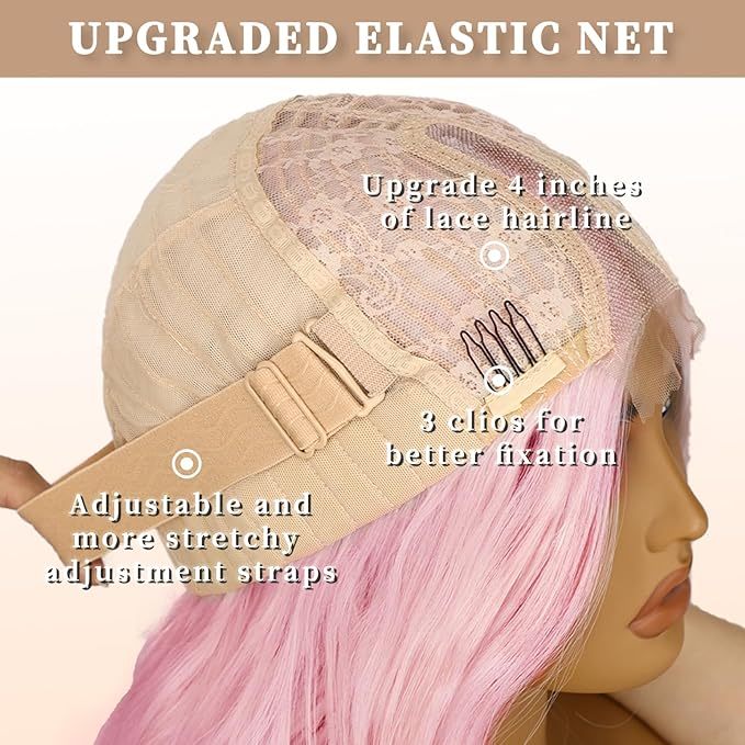 Pink  SyntheticWig