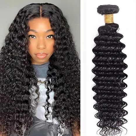 Deep Wave Human Hair Bundles 20 Inch