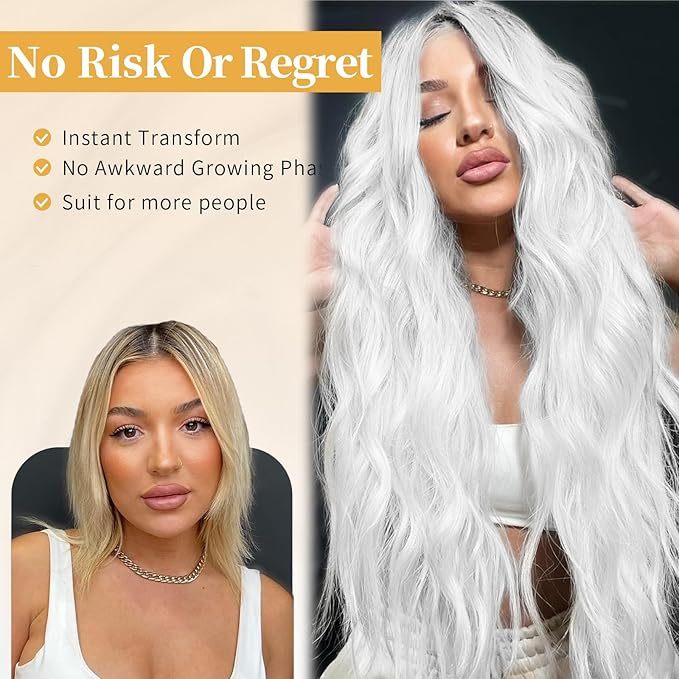 White Synthetic Wig